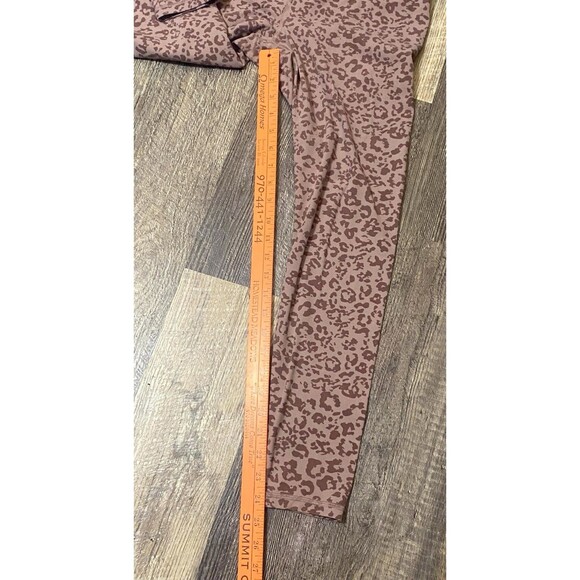 Athleta Elation Ultra High Rise Tight Leopard Mauve Pink Medium Leggings Yoga - Picture 12 of 12